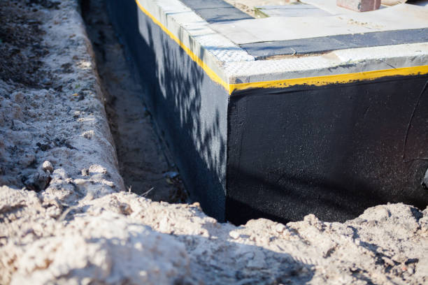 Residential Interior Drainage System installation at a Lakewood, SC home by SJ Waterproofing Pros